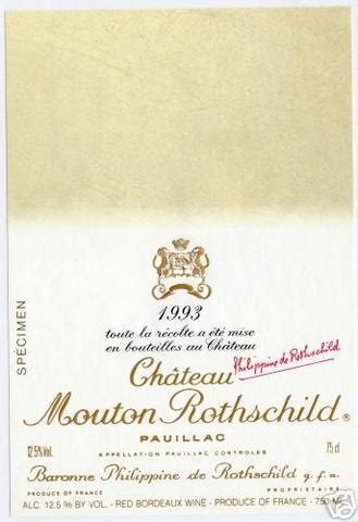 1993 Chateau Mouton Rothschild wine labels-Balthus | #16781550