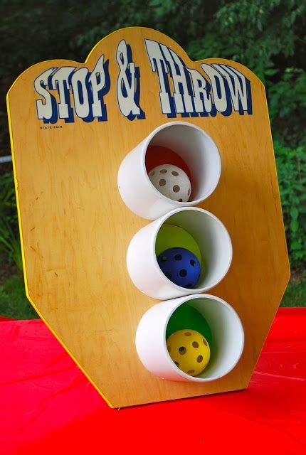 Stop & Throw Carnival Game | Kids carnival, Carnival games, Diy carnival