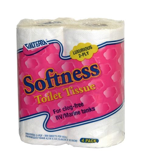 Softness Toilet Tissue, 2-Ply, 4/pk - Valterra.com