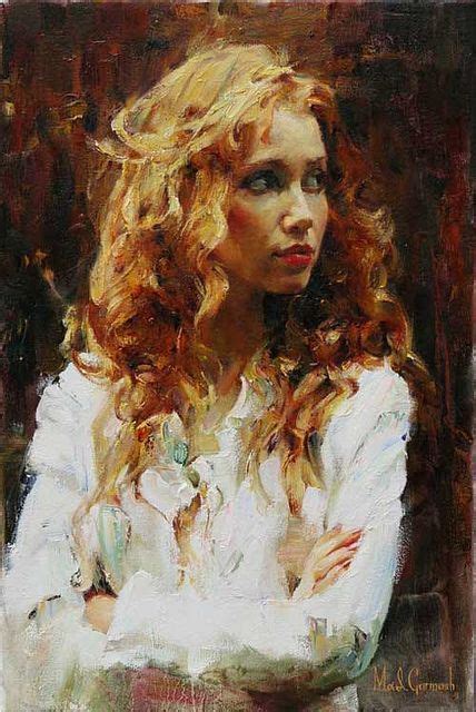 GoldenBeauty_by_MichaelandInessa Garmash | Portrait art, Portrait painting, Beautiful oil paintings