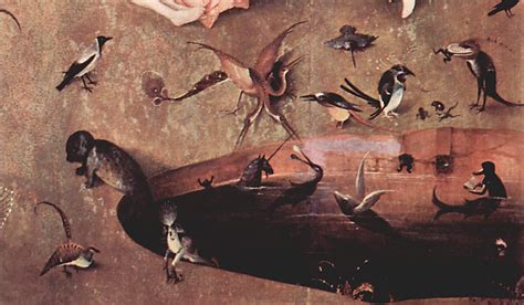 The Garden of Earthly Delights (detail) - Hieronymus Bosch - WikiArt.org - encyclopedia of ...