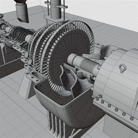 ArtStation - steam turbine | Resources