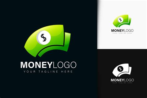 Money logo design with gradient 4669182 Vector Art at Vecteezy