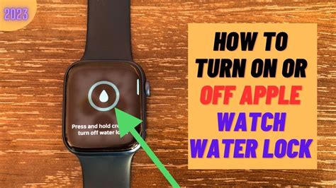 How to Turn Off Water Lock on Apple Watch | How to Remove water From Apple Watch. - YouTube