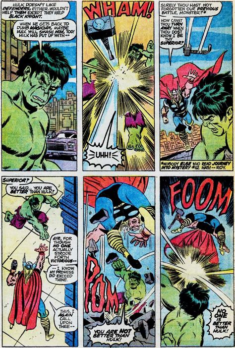 "Hero Envy" The Blog Adventures: HULK VS THOR