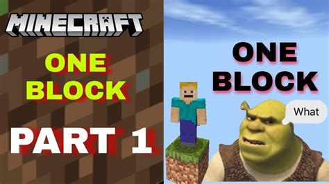 One Block Part 1 | Survival on one block | - YouTube