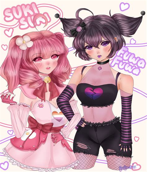 my melody and kuromi by YusaPikachu on DeviantArt