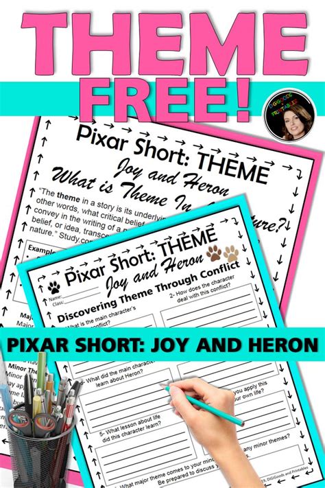 Teach theme and other literary elements using the Pixar animated short films, Joy and Heron ...