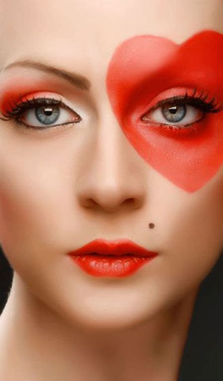 12 Valentine's Day Heart Eye Makeup Looks & Ideas For Girls & Women 2016 | Modern Fashion Blog