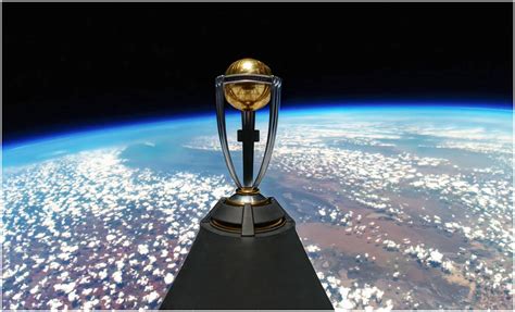 ODI World Cup Trophy Launched Into Stratosphere - Asiana Times