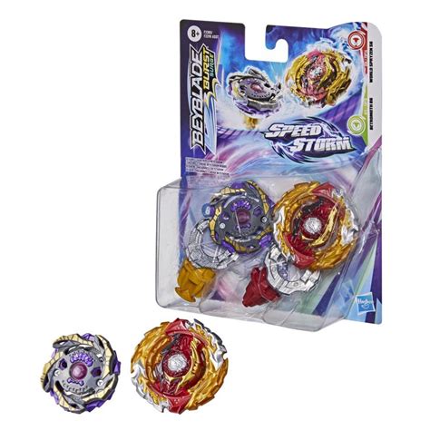 Beyblade Burst Surge Speedstorm World Spryzen S6 and Betromoth B6 Spinning Top Dual Pack ...