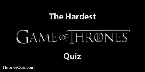 50 Game Of Thrones Trivia Questions That Will Challenge You!