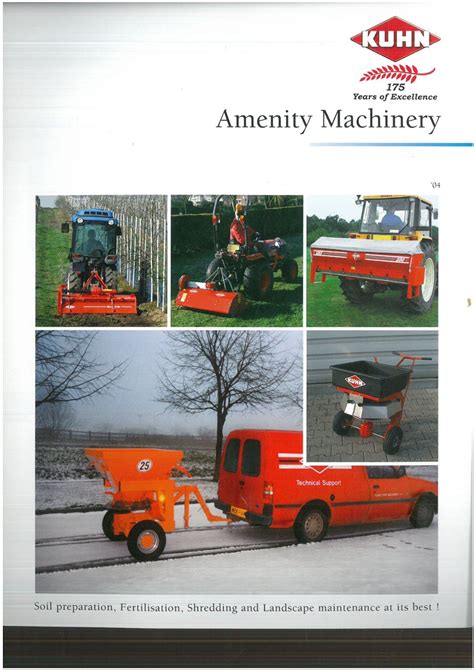 Kuhn Amenity Machinery Brochure