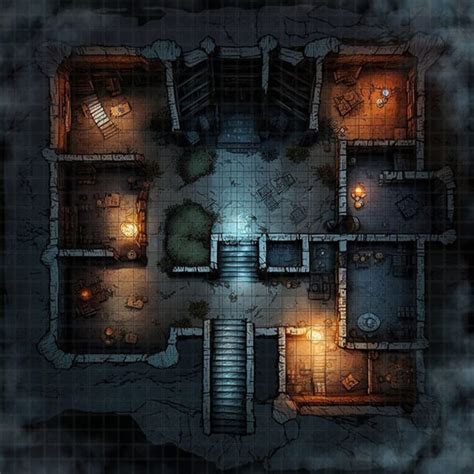 Abandoned House Battle Map Dnd Battle Map D D Battlem - vrogue.co