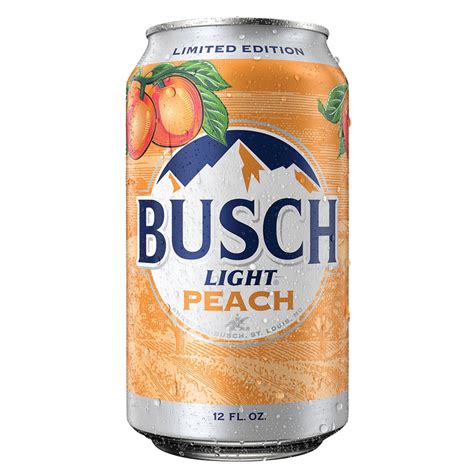 Busch Light Peach 30pk 12oz Can 4.1% ABV : Alcohol fast delivery by App ...