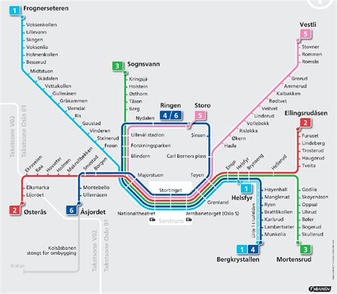 Large detailed subway map of Oslo city. Oslo city large detailed subway map | Vidiani.com | Maps ...