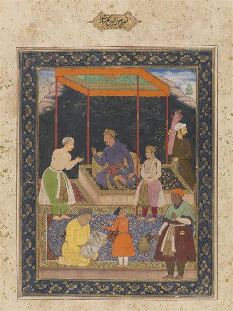 The Elderly Akbar Receives Murtaza Khan | Mughal paintings, Mughal miniature paintings, 18th ...