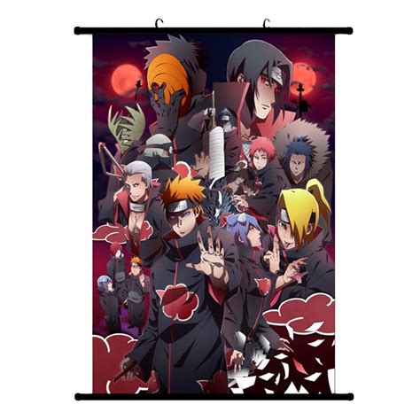 Naruto Poster Fabric Scroll Painting Wall Picture Naruto Anime ...