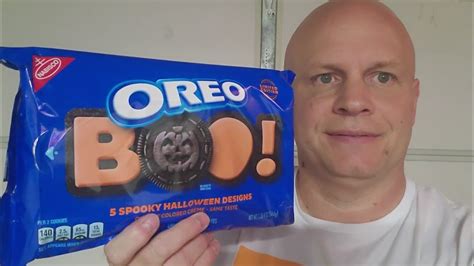 Oreo Halloween Boo Cookies Review - YouTube