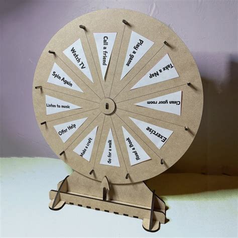 Multi Purpose Spinning Wheel Decision Maker Completed Size: - Etsy UK