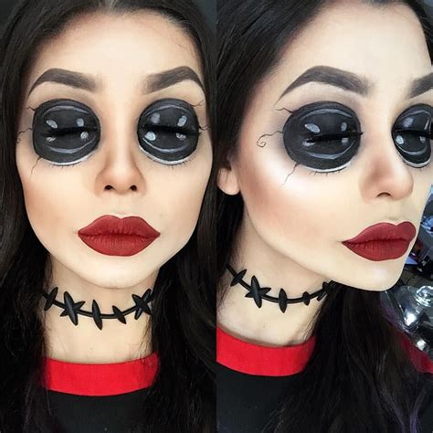 Mother, Coraline make-up (@cayaryu on Instagram) | Unique halloween makeup, Halloween makeup ...