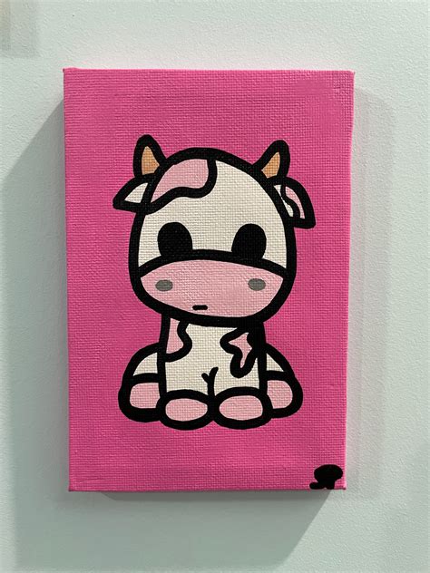 Cow Acrylic Paintings - Etsy