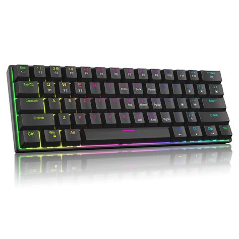 Buy 60% Mechanical Gaming Keyboard, Wireless/USB-C Wired Dual Modes ...