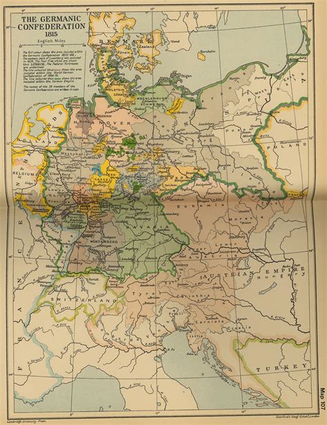 Map of the German Confederation 1815