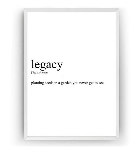 Legacy Definition Print - Etsy in 2023 | Rare words, Writing words ...