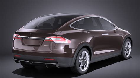 Tesla Model X 2015 (V-Ray) by SQUIR