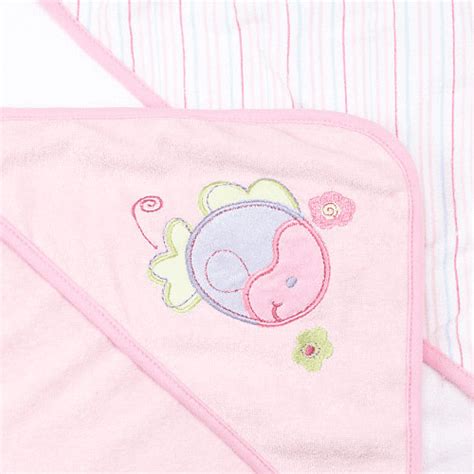 Spasilk Baby 3 Pack Terry Bath Hooded Towels, Pink - Walmart.com