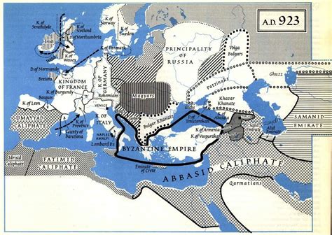 10th century Europe | Byzantine empire, Europe map, Historical maps