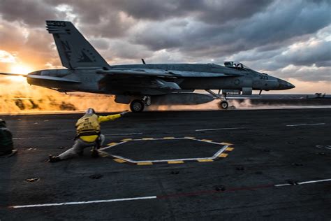 Three U.S. Navy Aircraft Carriers Launch Flight Operations… | Flickr