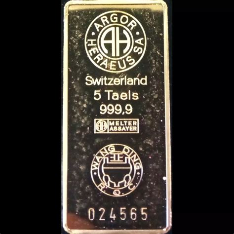 5 tael gold bar - Coin Superstore LLC