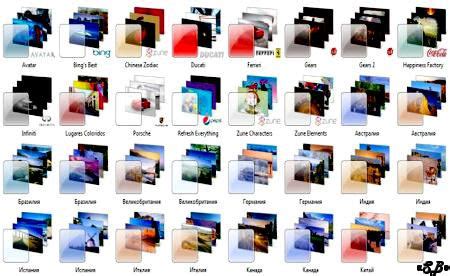 Free Windows 7 themes pack - Official themes collection released by ...