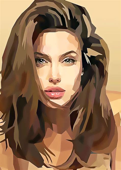 Angelina Jolie Actress Poster Actor Star Poster Wall Art | Etsy