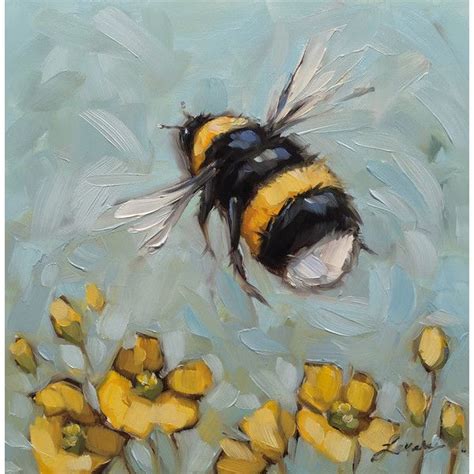 Bumblebee painting Reserved for Tish. by LaveryART on Etsy | Whimsical art, Bee painting, Art ...