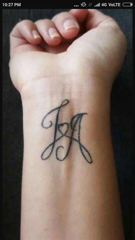 Pin by @Anushka on U And Me... #That's What (AJ) Is..!! | Name tattoo on hand, Name tattoo ...