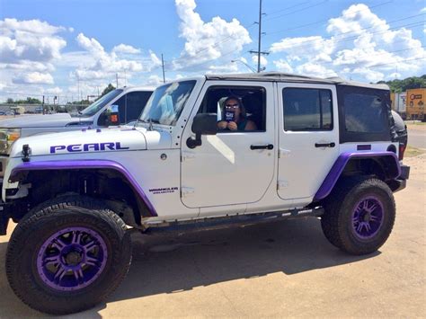 #purplejeeplife #JKU Jeepin is the life purple jeep | Purple jeep wrangler, Blue jeep, Purple jeep