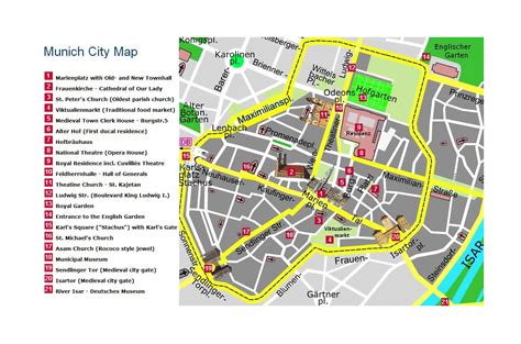 Englischer Garten Map