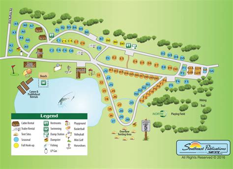 Letchworth State Park Camping Site Map - Printable Map