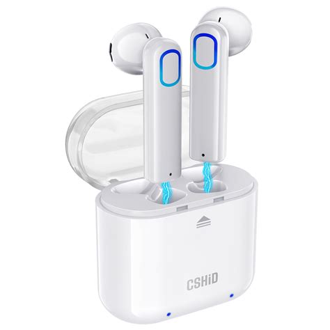 Wireless Earbuds, Bluetooth 5.0 Headphones 30Hrs Playtime with LED ...