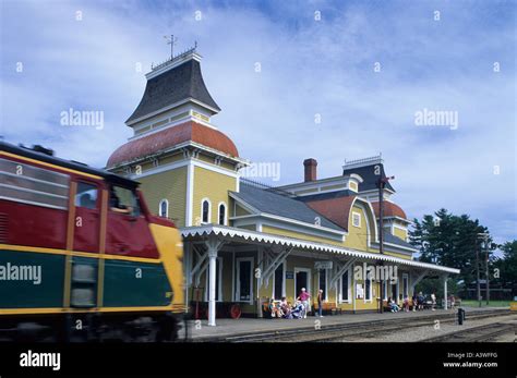 TRAIN STATION FOR THE CONWAY SCENIC RAILROAD, NORTH CONWAY,NEW ...