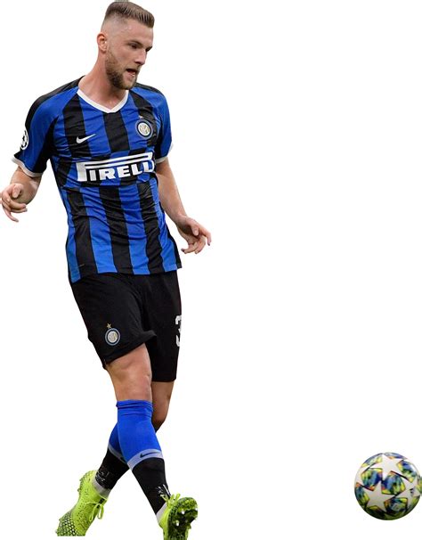 Milan Skriniar Inter football render - FootyRenders