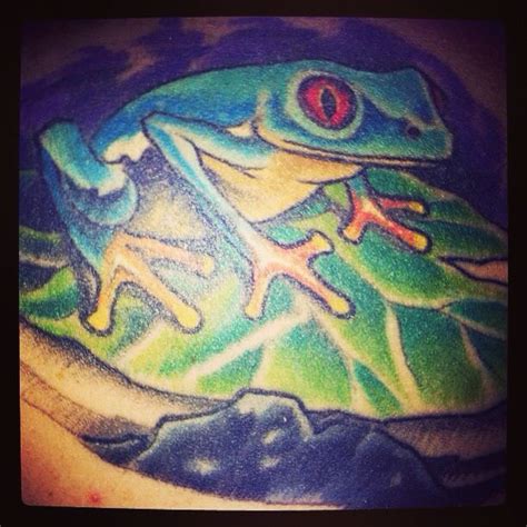 frog on lily pad tattoo more water tatts pad tattoo frog tats 1 save 1 ... | Cat paw tattoos ...