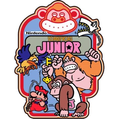 Donkey Kong JR Side Art - GameOnGrafix | Donkey kong junior, Donkey ...