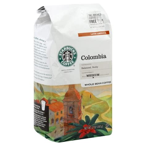 Starbucks Colombia Latin America Medium Coffee (WHOLE BEAN)