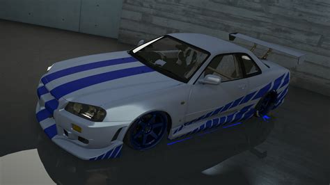 1999 C-West Nissan Skyline GT-R (BNR34) [Add-On / OIV / Animated Engine ...