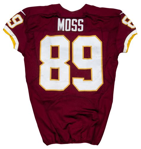 Lot Detail - 2013 Santana Moss Game Used Washington Redskins Jersey Worn 10/13/13 vs. Cowboys ...