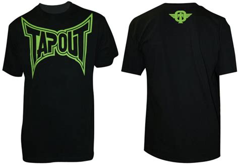 TapouT Classic T-Shirt (Black/Monster Green) | FighterXFashion.com